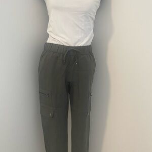 Banana Republic Dark Green Cargo Joggers